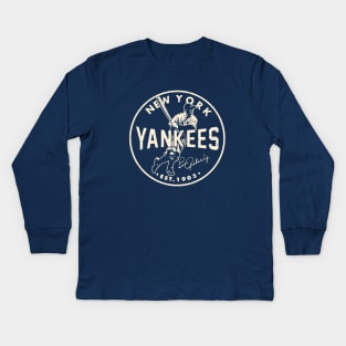 Lou Gehrig Yankees 2 by Buck Tee Kids Long Sleeve T-Shirt